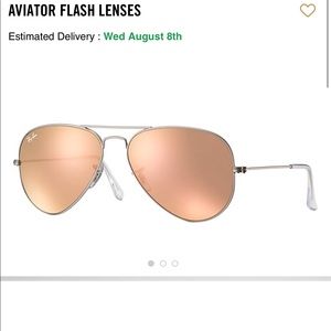 Ray Ban Aviator Flash Lenses